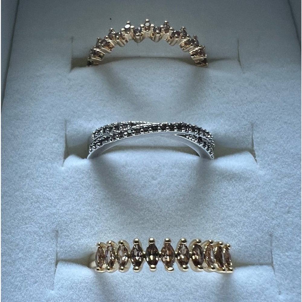 Bomb Party Luxe Bands 2024 size 7 NEW mixed metals Angel